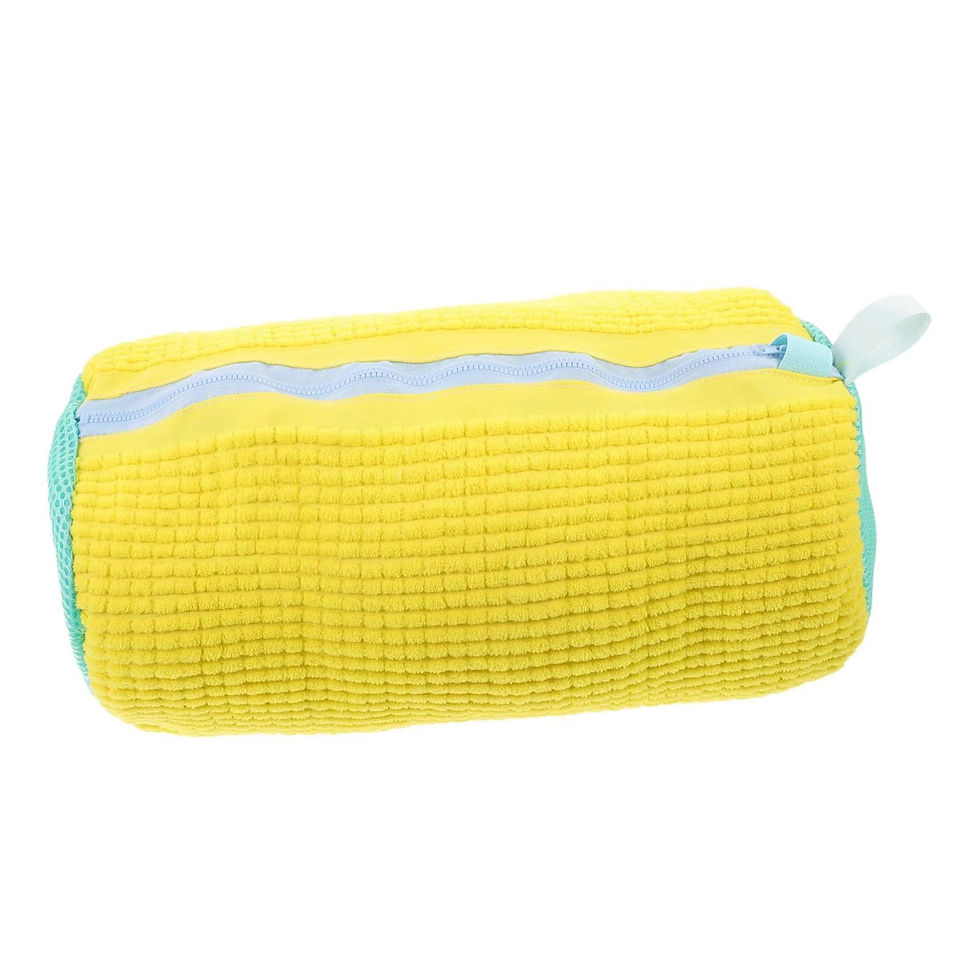 Thumbnail: Durable Shoe Washing Machine Bag for All Shoe Types-Yellow with Blue Zipper,Idea
