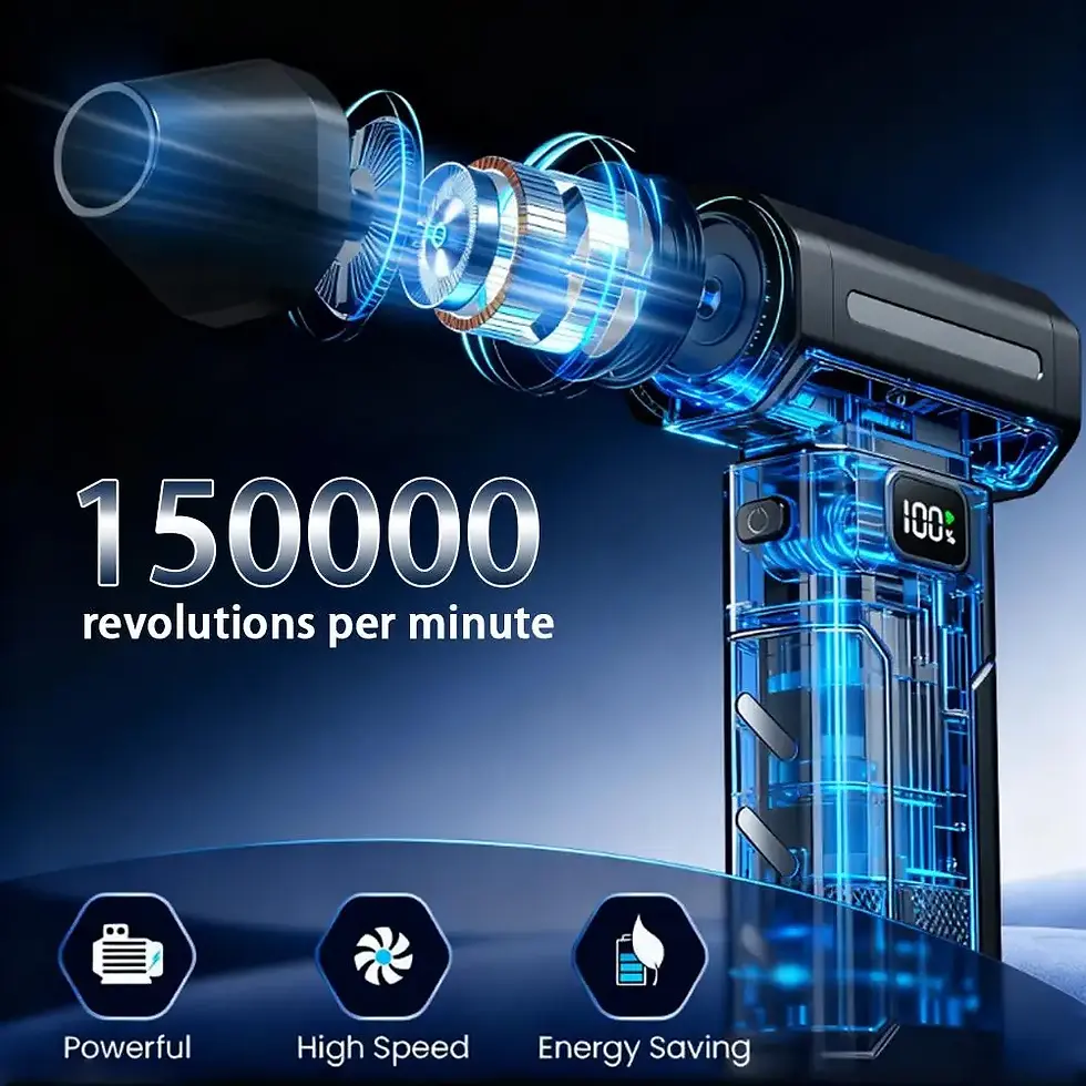 Thumbnail: X8 Brushless Turbo Jet Fan Blower 150000RPM Powerful Electric Air Blower Vacuum 