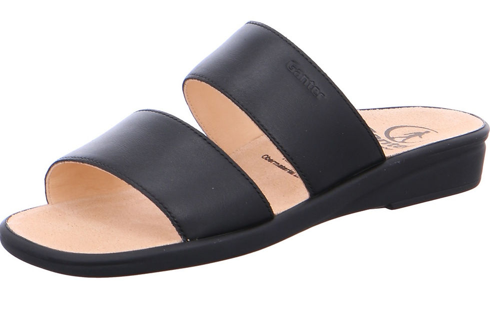 Ganter Sonica schwarz Pantolette