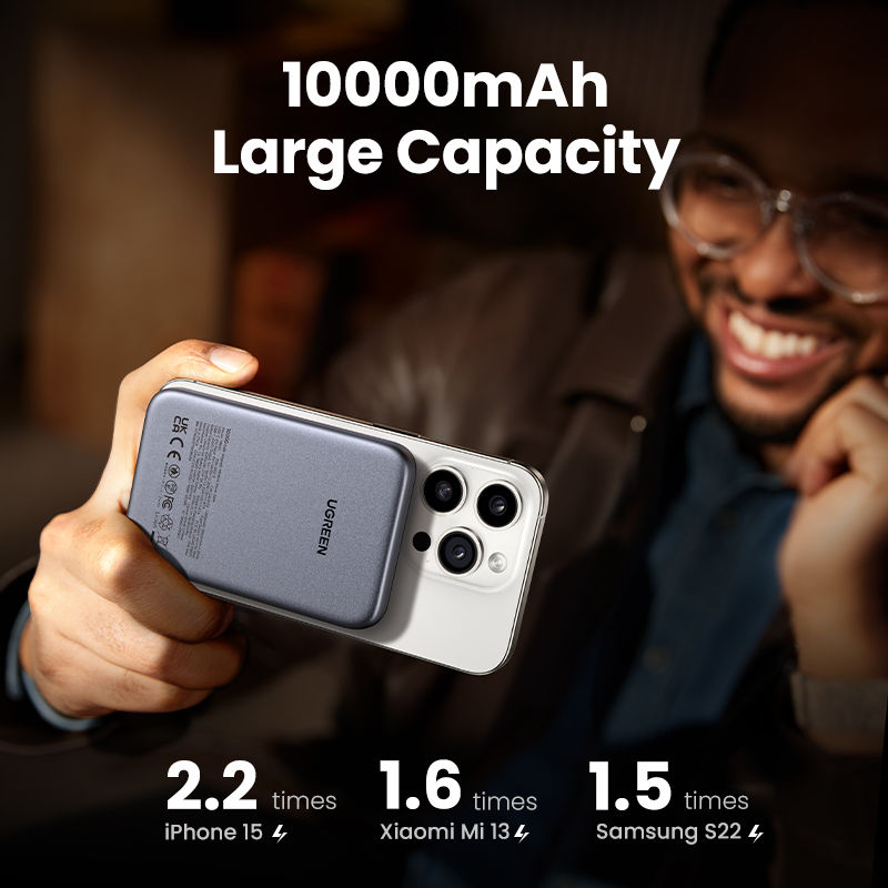 Thumbnail: UGREEN Qi2 30W Magnetic Power Bank 10000mAh Portable PowerBank for Magsafe 15W W