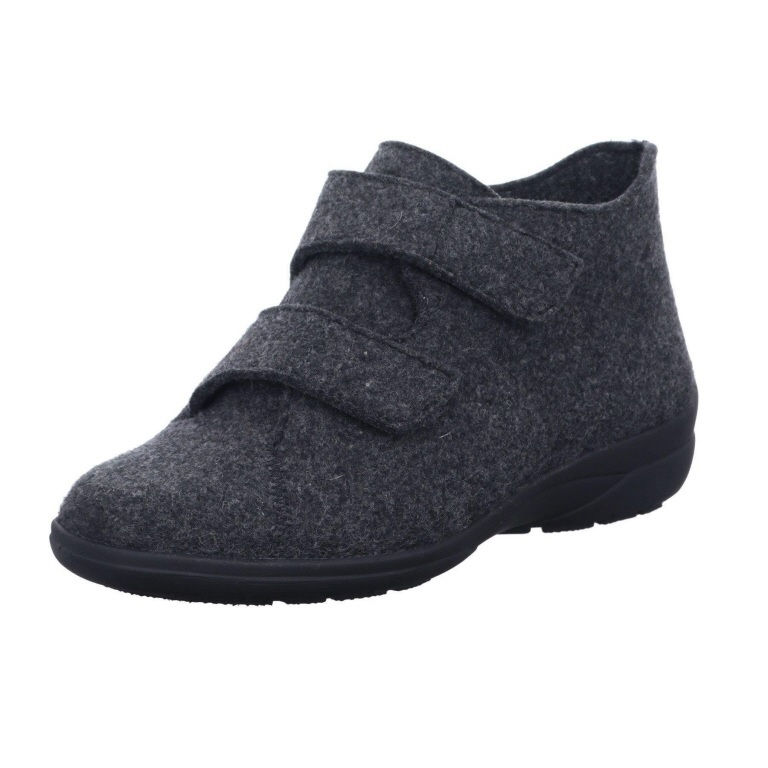 Hausschuh mit losem Fussbett auch für Einlagen