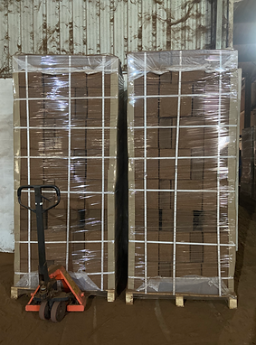 cocopeat in pallets for export