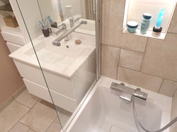 rénovation moderne salle de bain versailles architecte d'intérieur laure gaillot-drevon  (