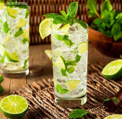Kontento Mojito cubano con huerta kontento