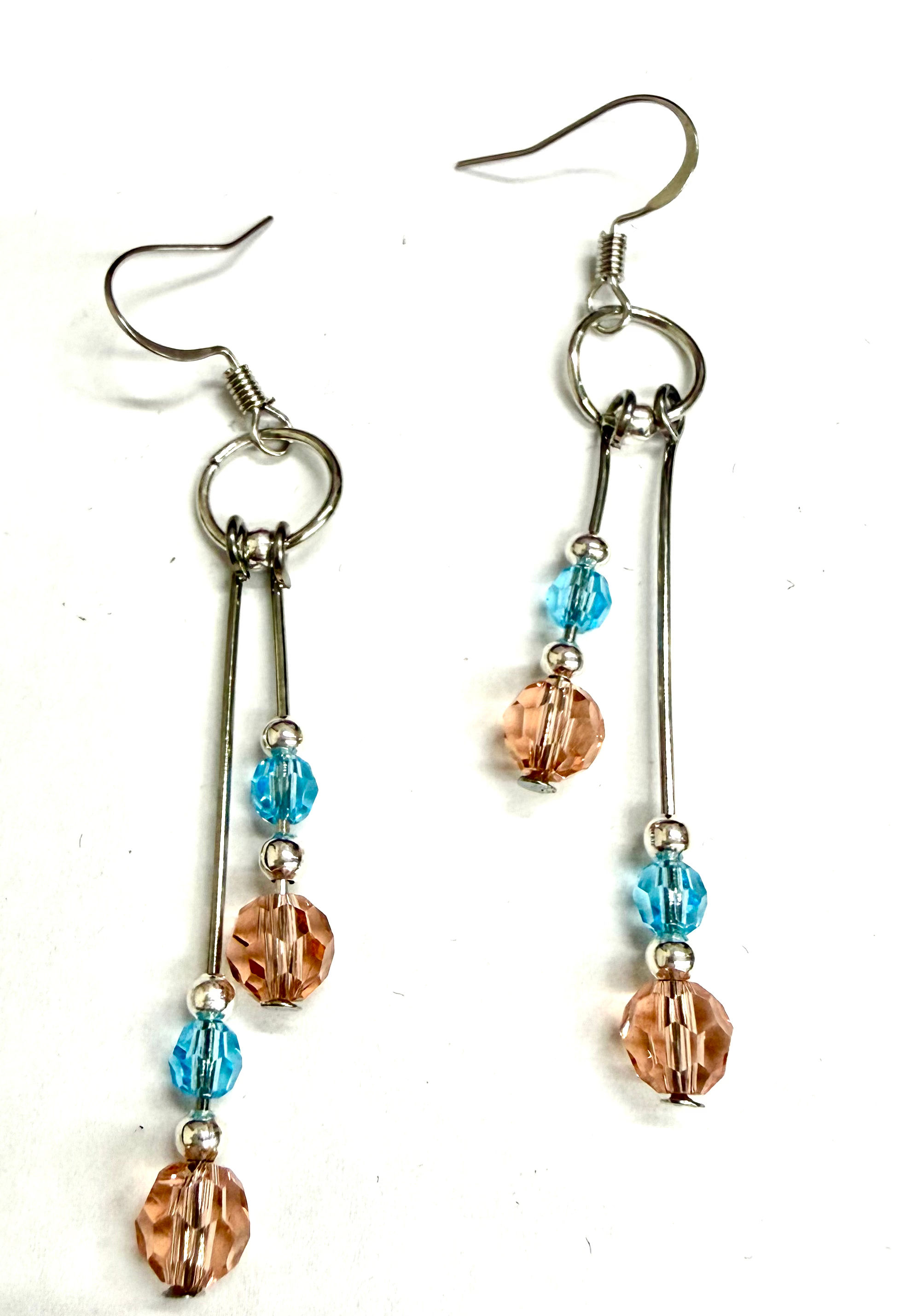 Crystal Asymmetrical Earrings 