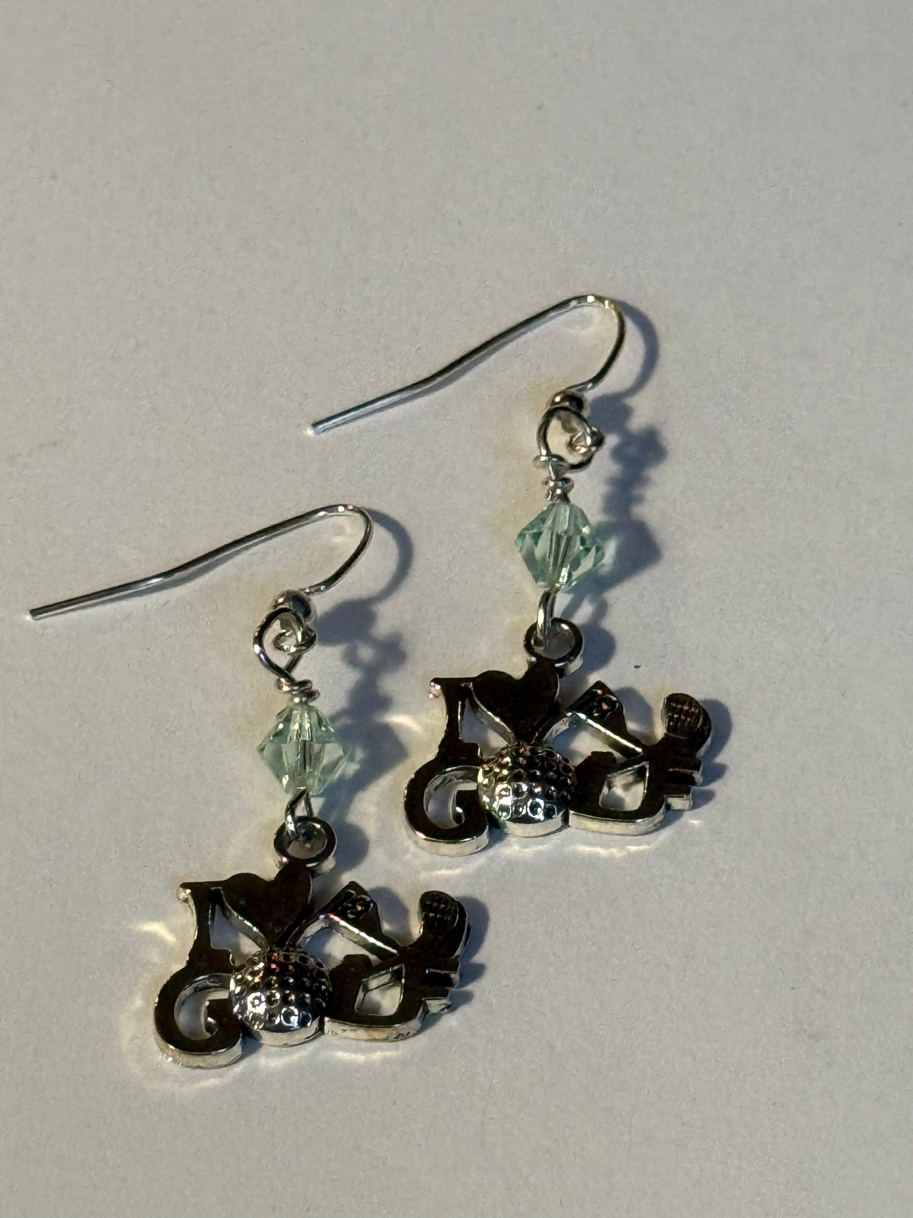 Golf Lover's Earrings ft. Swarovski Crystals