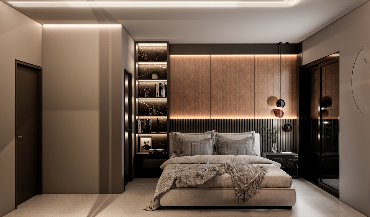 Na lateral da cama preteleira vem como um meio de guarda livros e adicionar adornos.