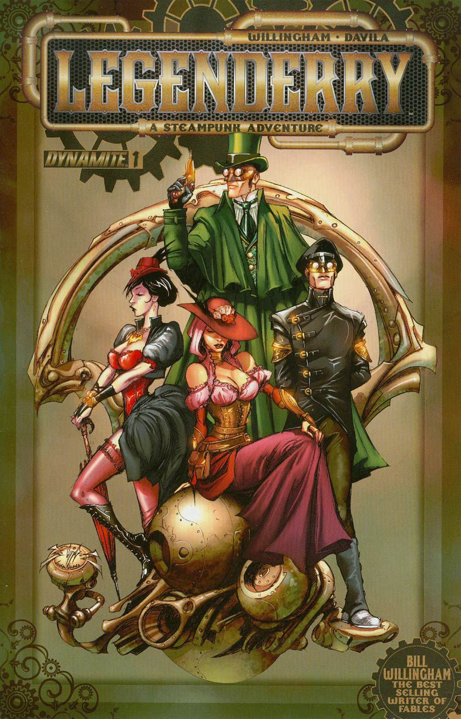 Legenderry A Steampunk Adventure #1 Cover A