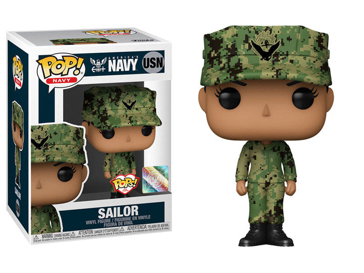 Pops! with Purpose US Navy Sailor Female 2 Working Uniform