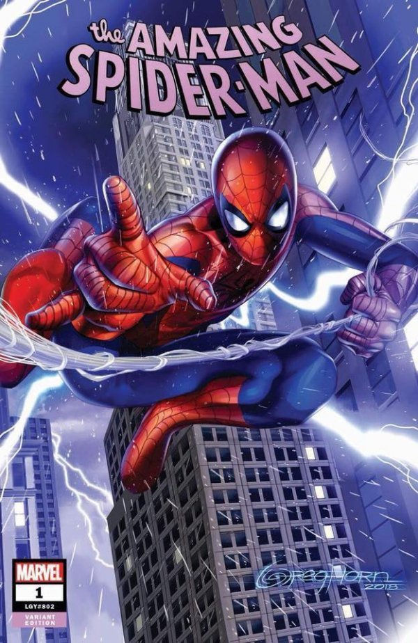 AMAZING SPIDER-MAN #1 GREG HORN EXCLUSIVE