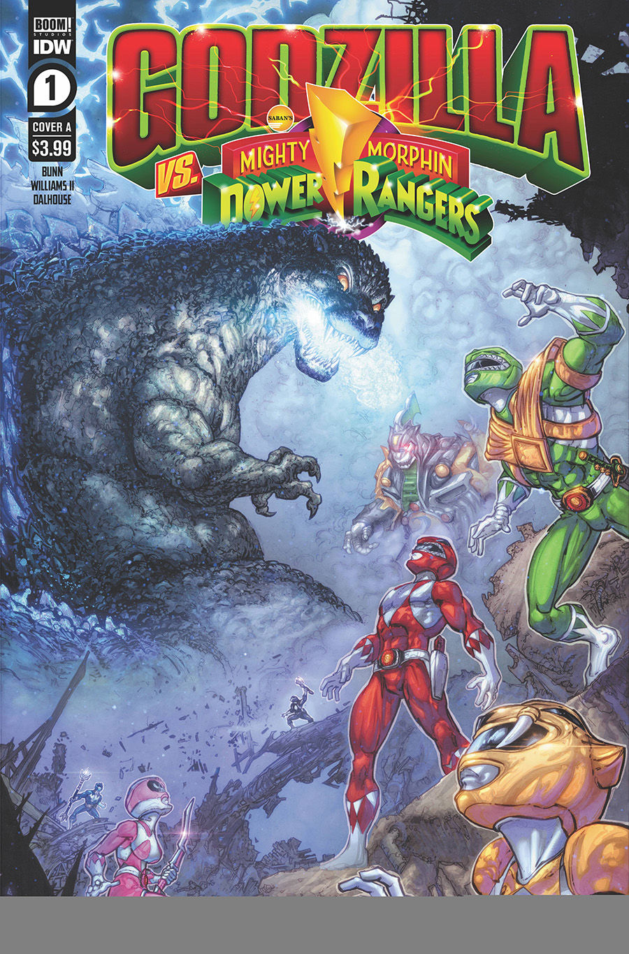 Godzilla Vs Mighty Morphin Power Rangers #1
