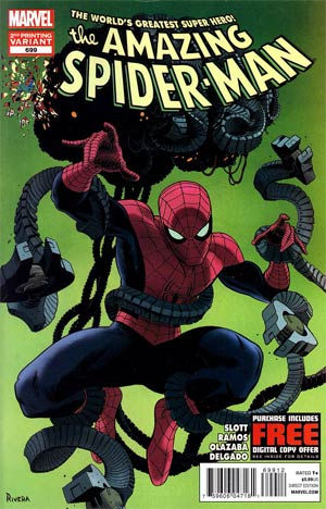Amazing Spider-Man Vol 2 #699 Cover B 2nd Ptg