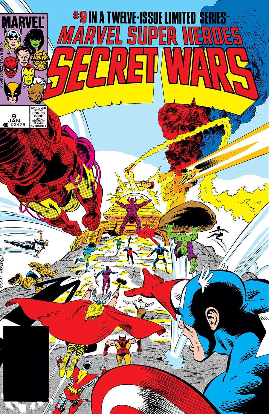 Marvel Super-Heroes Secret Wars #9 Cover E