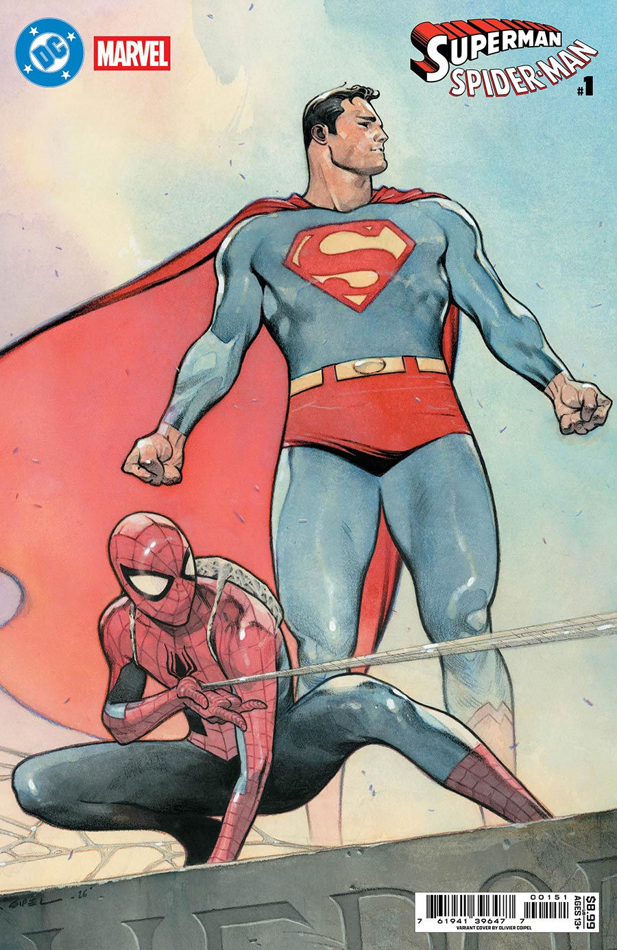 DC Marvel Superman Spider-Man #1 (One Shot) Cover E