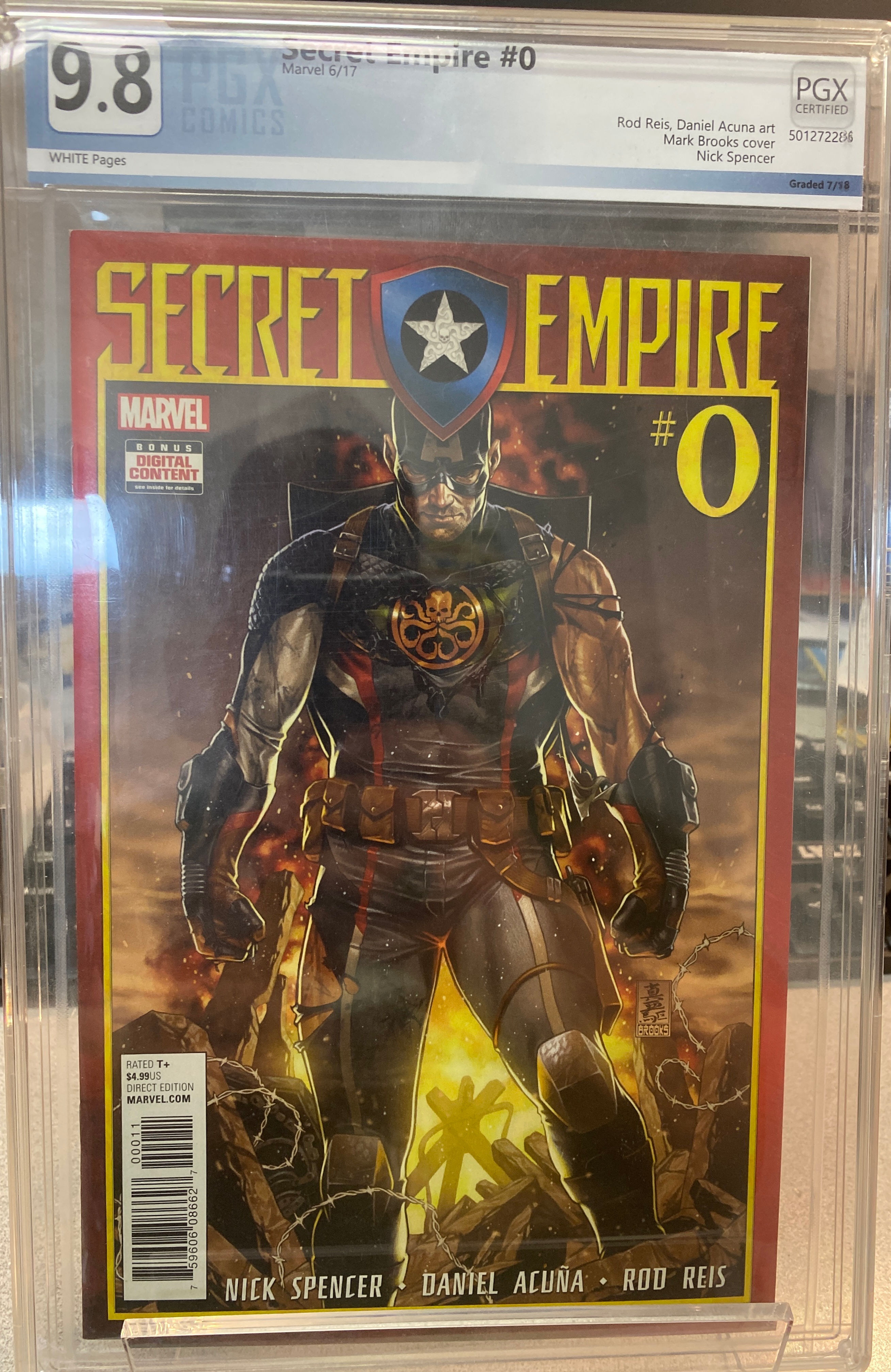 Secret Empire #0 Cover A PGX 9.8