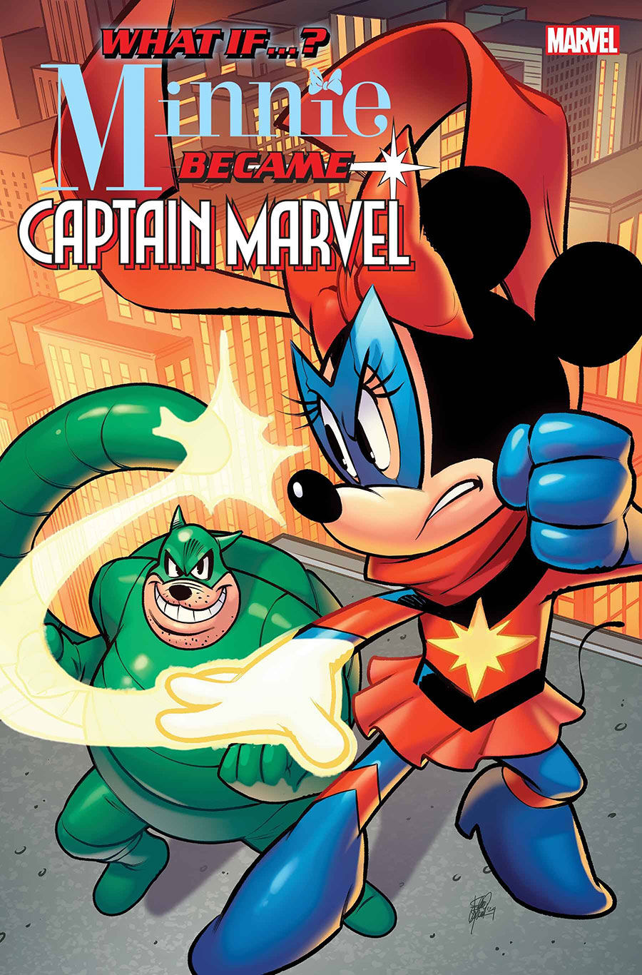 Marvel & Disney What If Minnie Became Captain Marvel #1 Cover E
