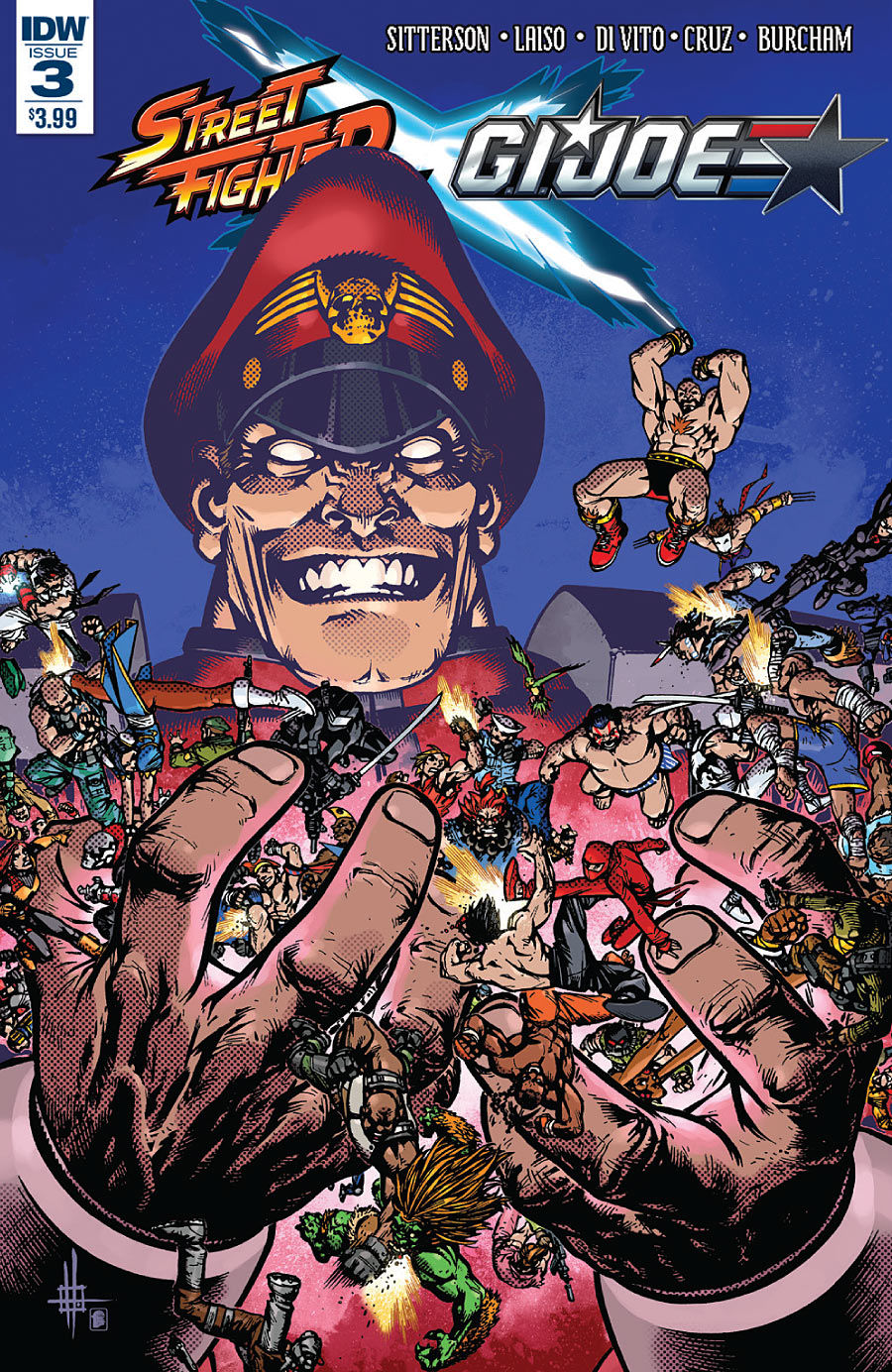 Street Fighter X GI Joe #3 Cover A
