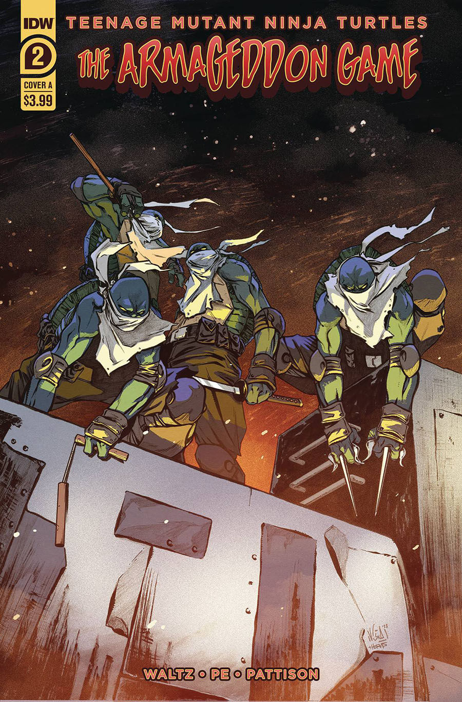 Teenage Mutant Ninja Turtles Armageddon Game #2 Cover A