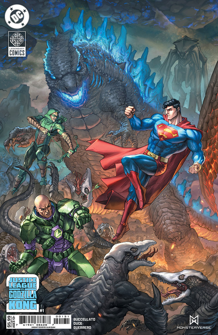 Justice League vs Godzilla vs Kong 2 #1 Cover C