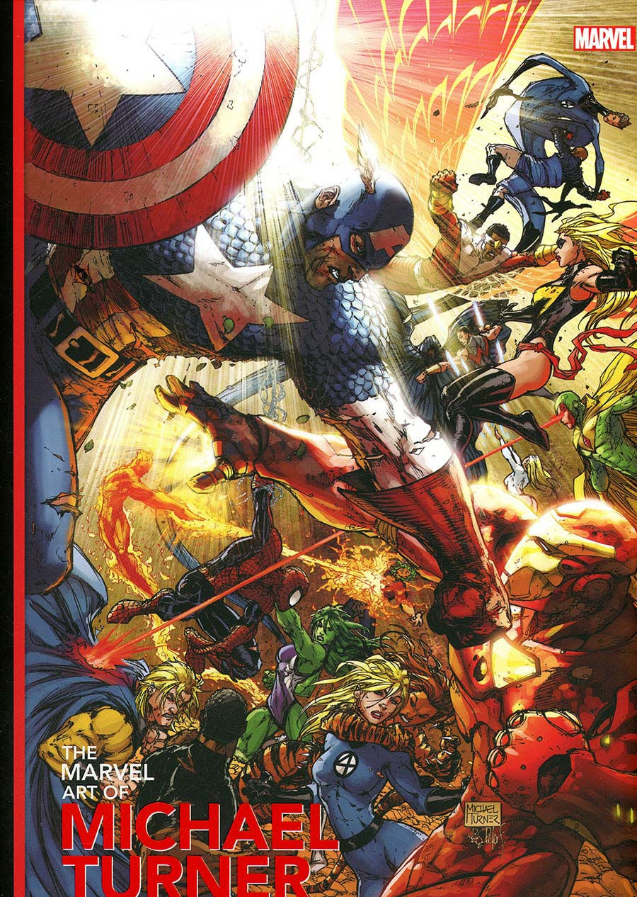Marvel Art Of Michael Turner HC Direct Market Exclusive Civil War No 7 Variant C