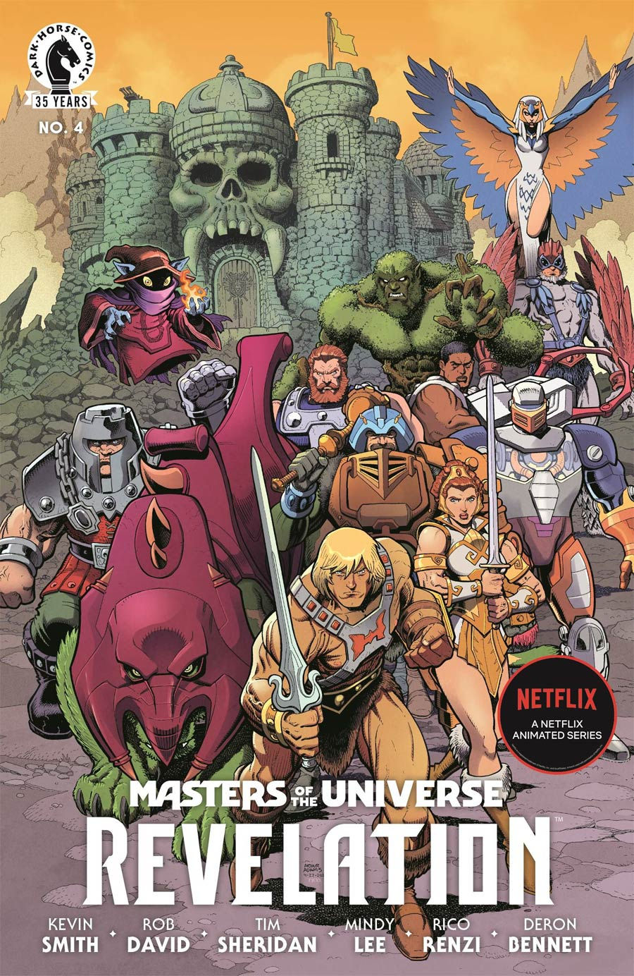 Masters Of The Universe Revelation #4 Cover B Variant Arthur Adams