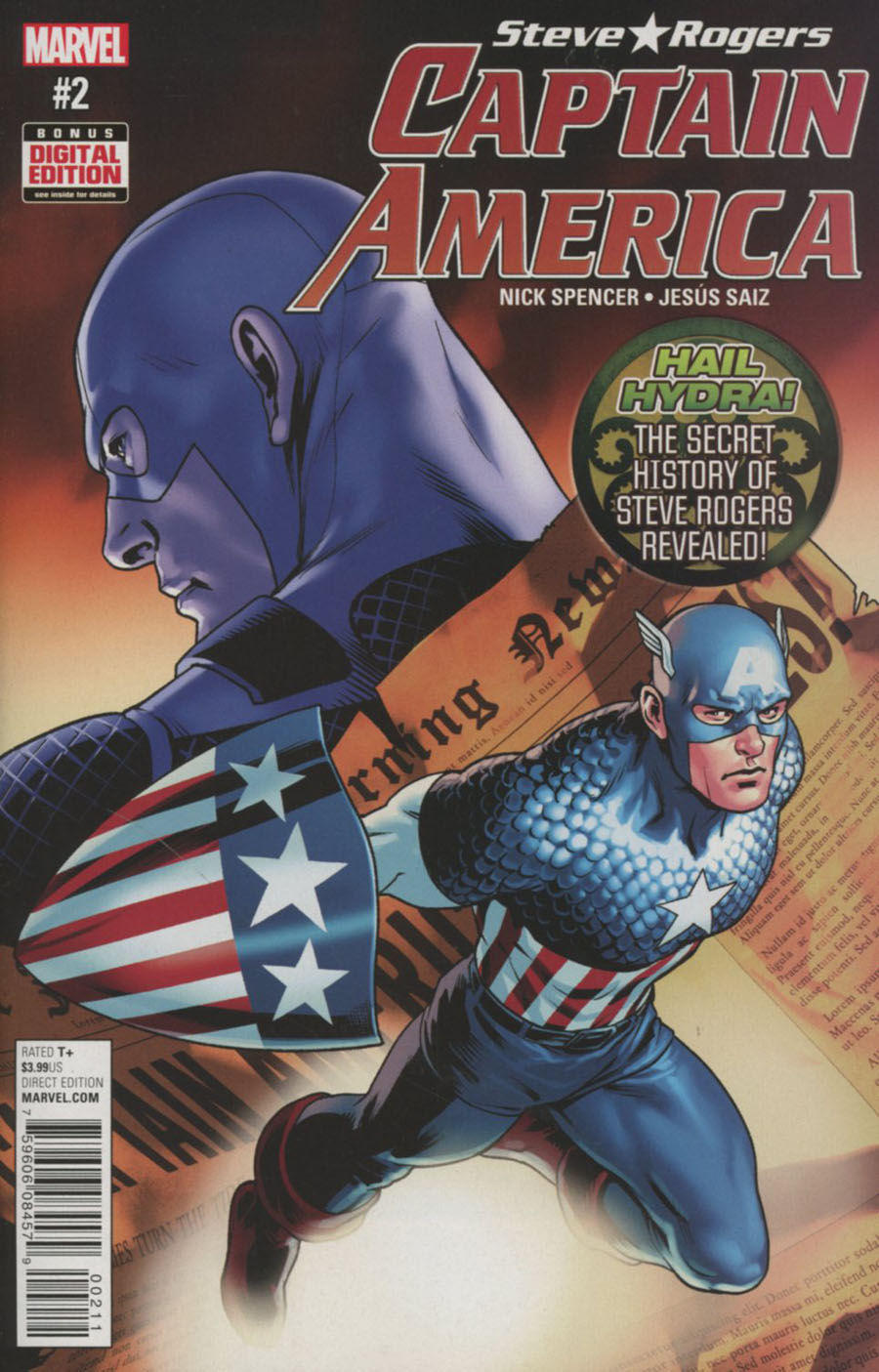 Captain America Steve Rogers #2 Cover A 1st Ptg