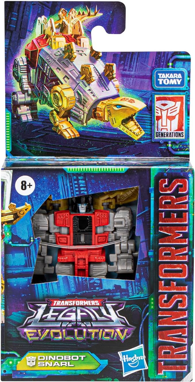 Thumbnail: Transformers Toys Legacy Evolution Core Class Dinobot Snarl Toy, 3.5-inch