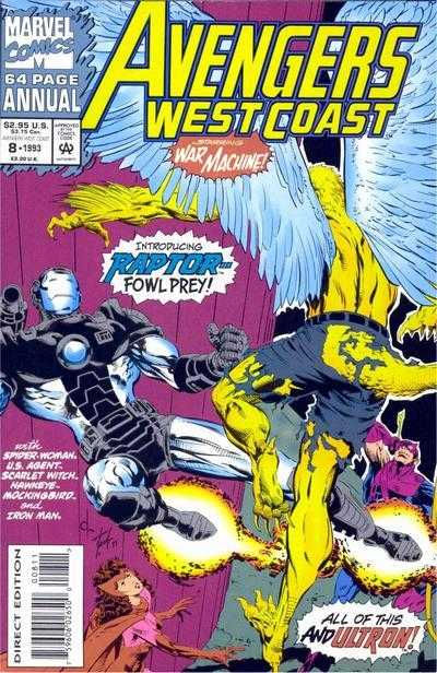 Avengers West Coast Annual #8 With Polybag