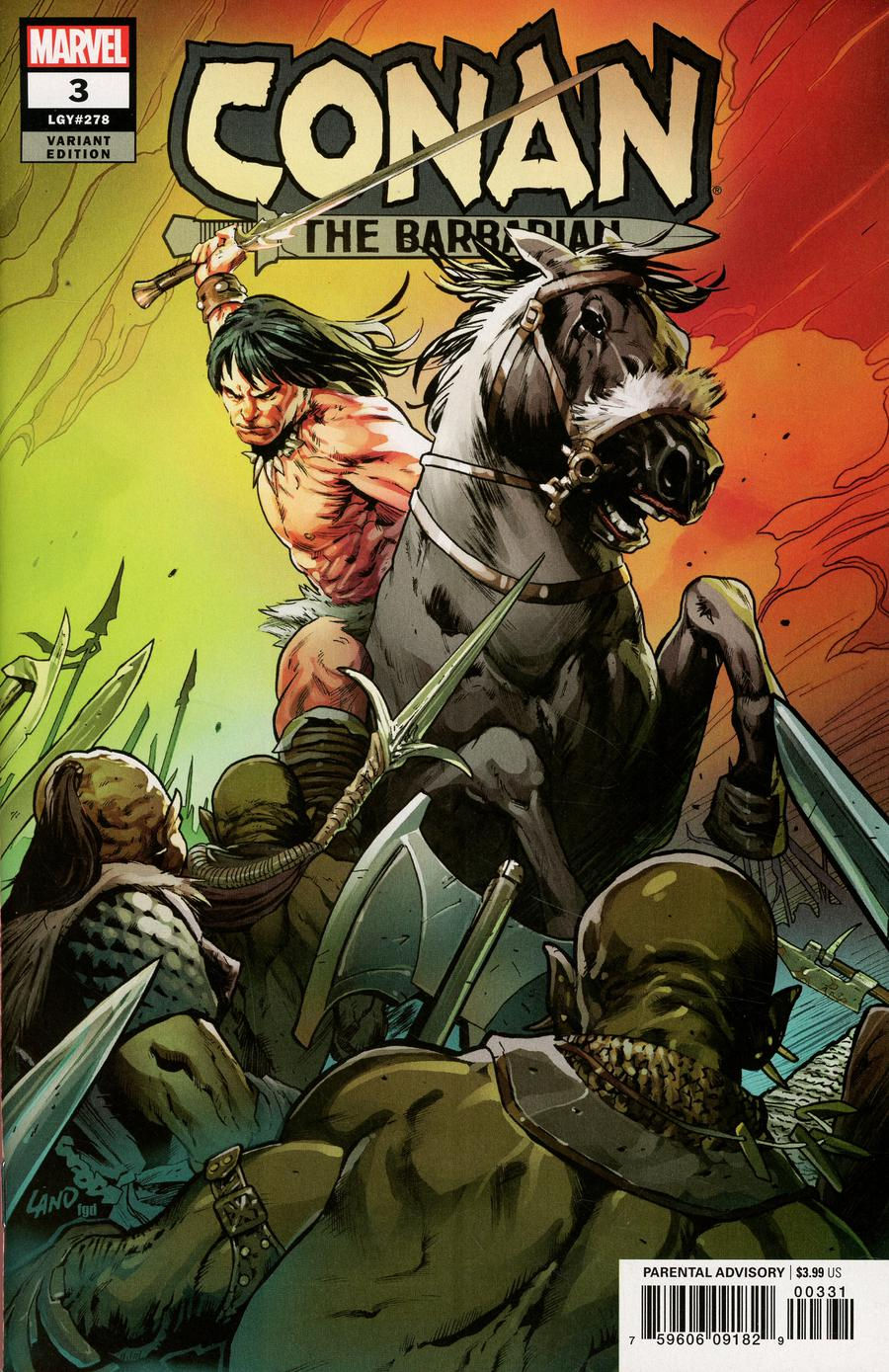 Conan The Barbarian Vol 4 #3 Cover E