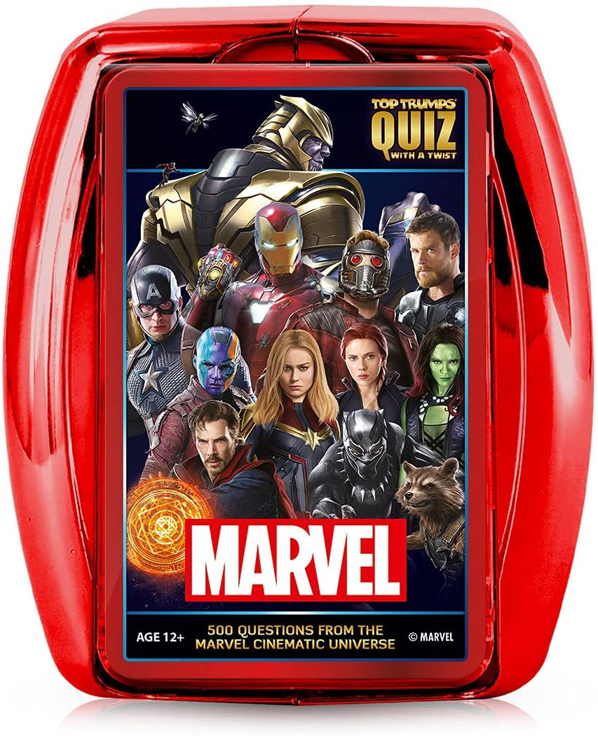 Marvel Cinematic Universe Top Trumps Quiz Game