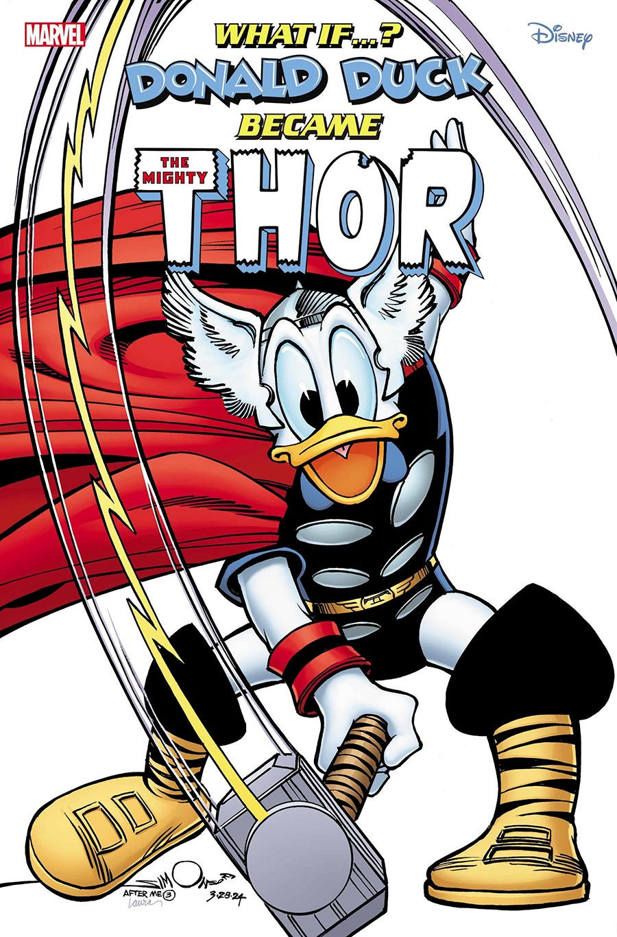 Marvel & Disney What If Donald Duck Became Thor #1 (One Shot) Cover D
