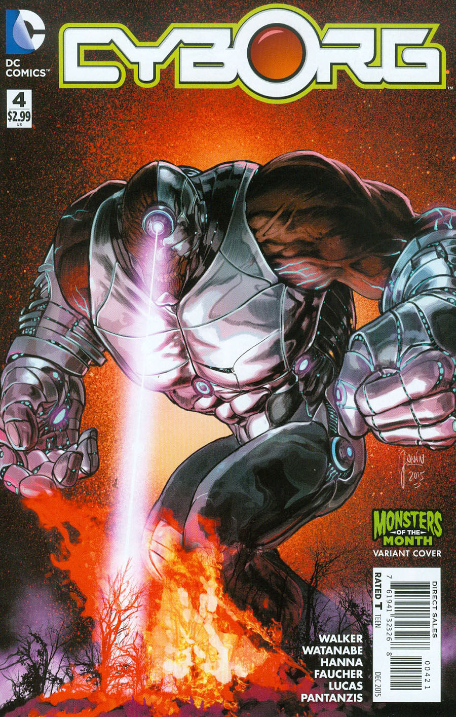 Cyborg #4 Cover B