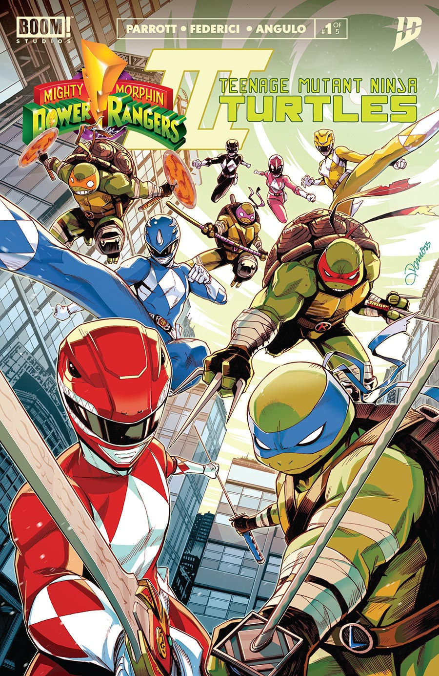 Mighty Morphin Power Rangers Teenage Mutant Ninja Turtles III #1 Cover A