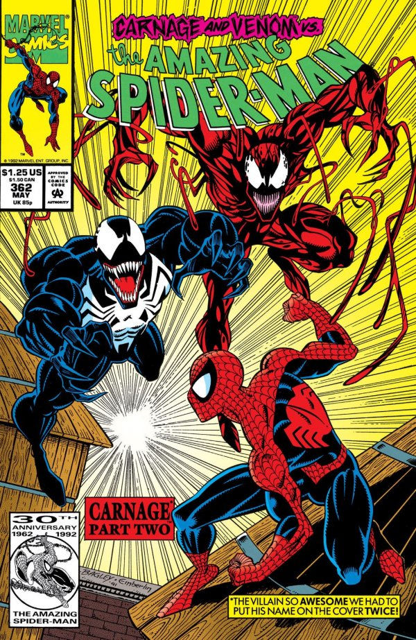 Amazing Spider-Man #362 Cover A 1st Ptg CGC 9.6