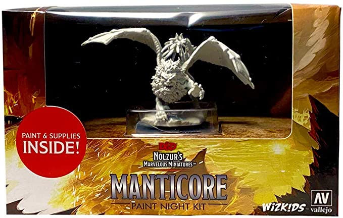 D&D Nolzur's Miniatures: Manticore Paint Night Kit