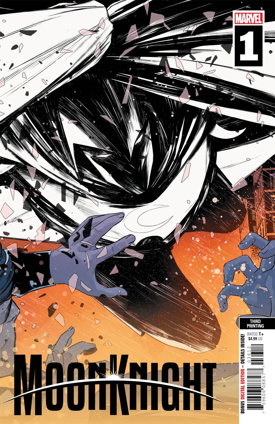 Moon Knight Vol 9 #1 Cover P 3rd Ptg