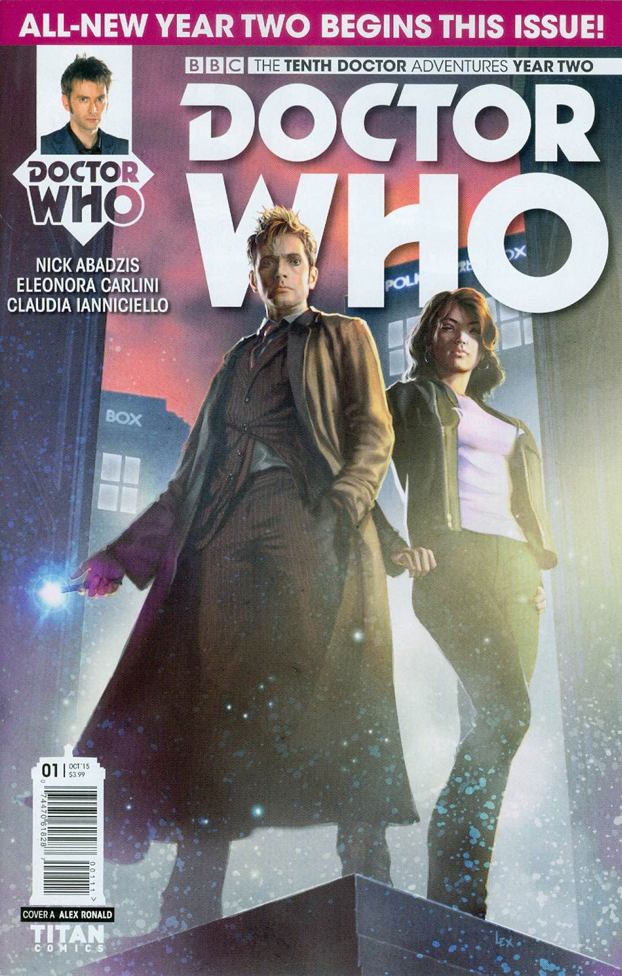 Doctor Who 10th Doctor Year Two #1 Cover A