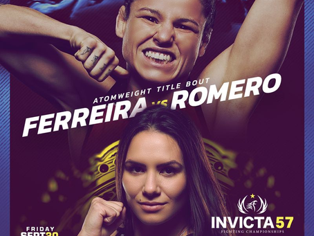 ‘Lili’ Ferreira-Andressa Romero Atomweight Title Bout Tops Invicta FC 57 Lineup