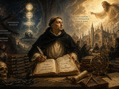 sholastika neoplatonizam manihejstvo mazdaizam nominalizam srednjovekovna filozofija zapadna filozofija intelektualna istorija Ilhan Kokor