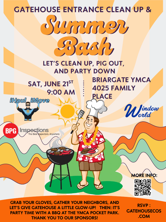 Entrance Clean Up & Summer Bash