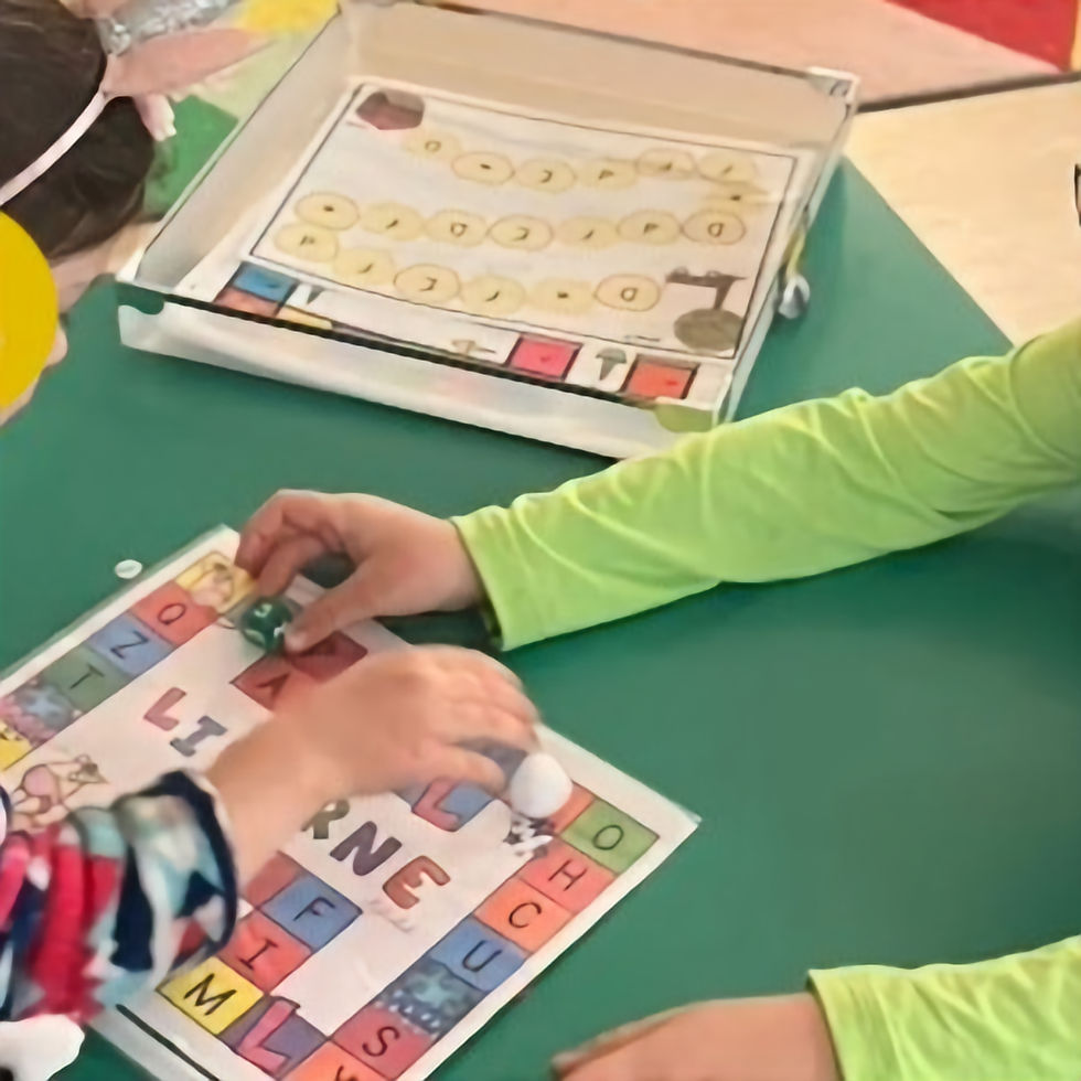 Children playing a game