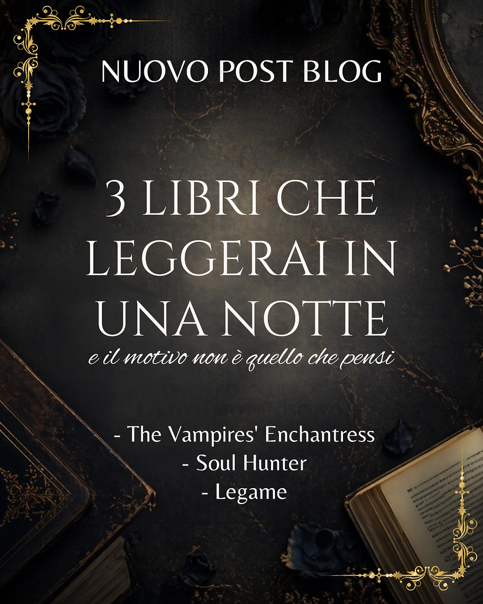 3 libri che leggerai in una notte