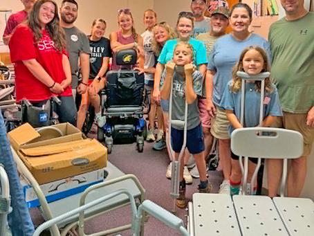 Wet Feet Ministries medical equipment donation