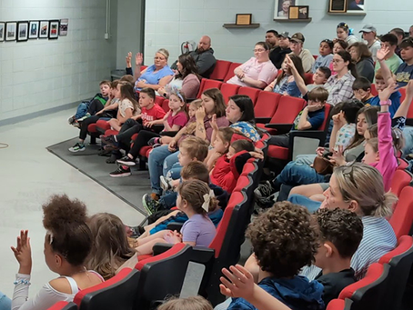 Red Bird Christian School students in the chapel