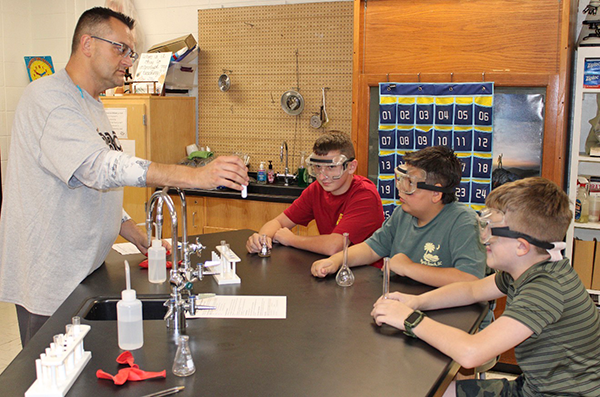 First Day of School - Middle School Science Class
