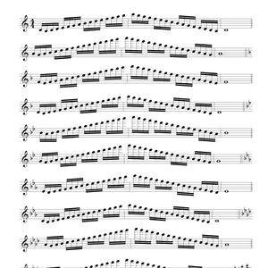 Violin Major and Natural Minor Two Octave Scales up to 4 sharps and 4 flats