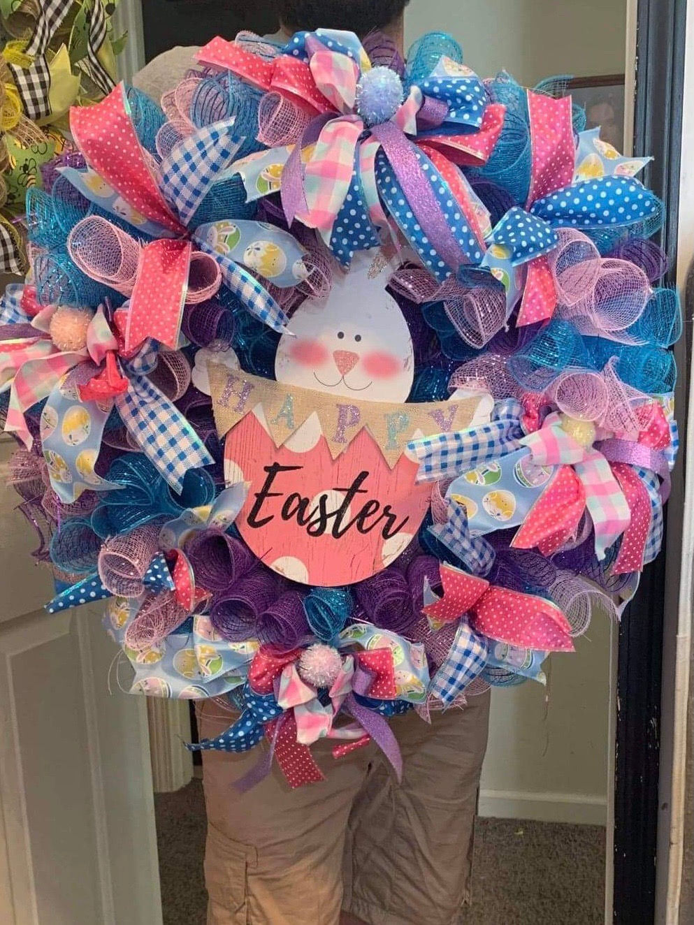 “Happy Easter” wreath ***SOLD***