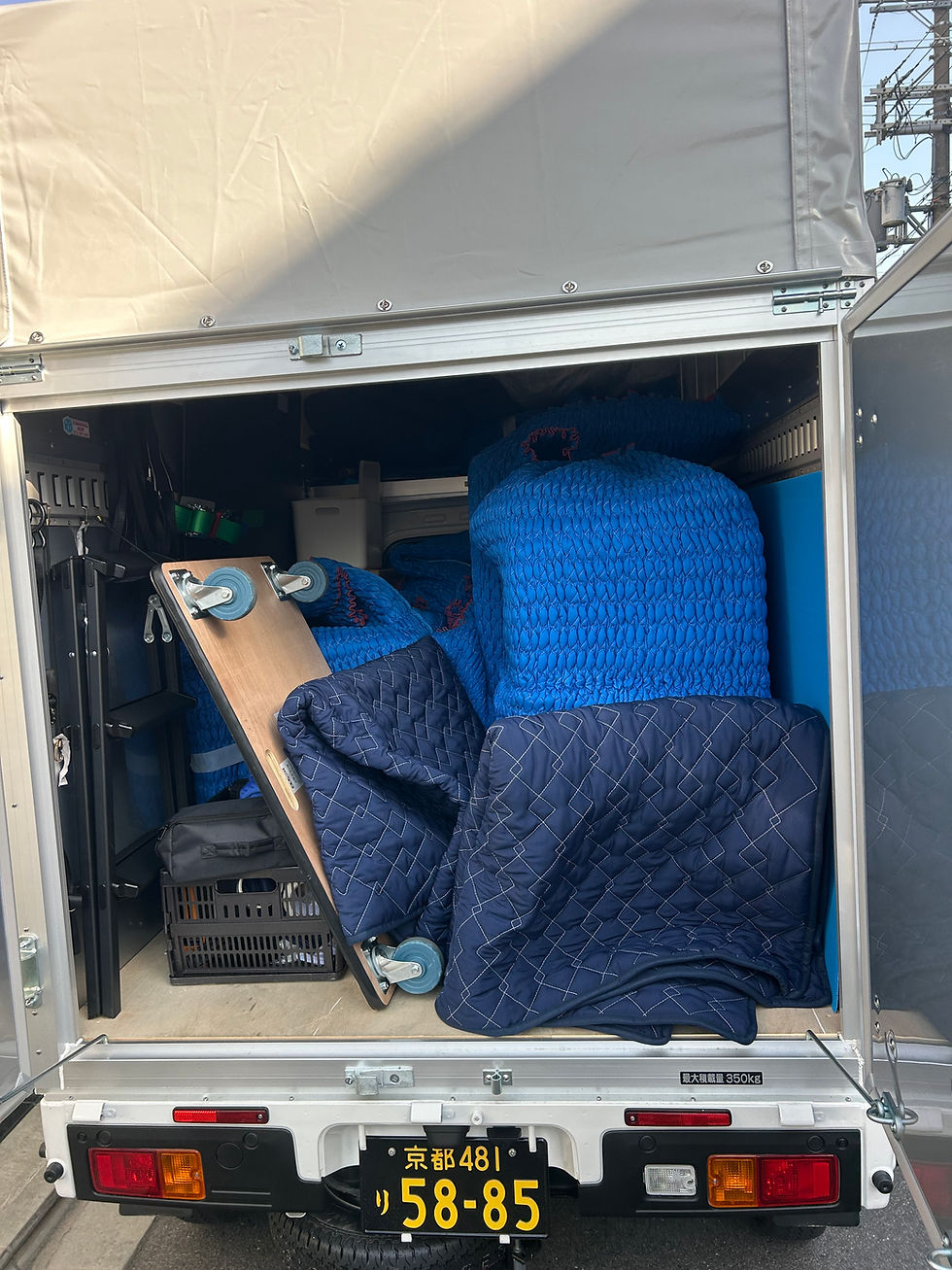 専用パッドでしっかり梱包