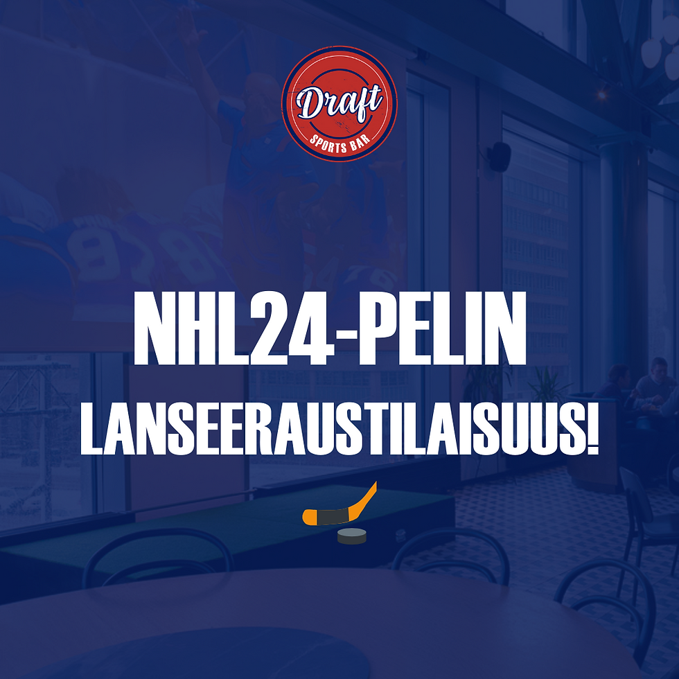 Uuden NHL24-pelin lanseeraustilaisuus!🏒
