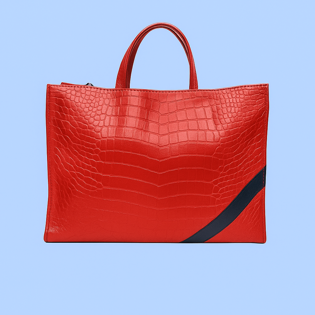 Vespucci Classique Croco rouge
